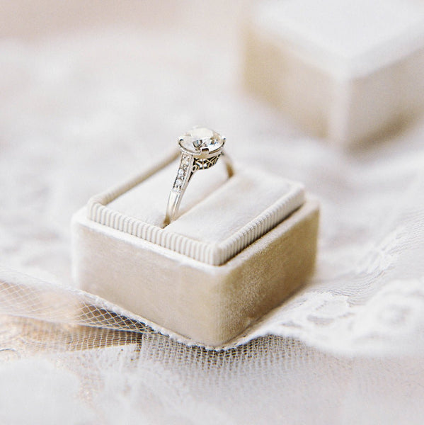Glittering Art Deco Engagement Ring | Photo by Jessica Kay Hinson