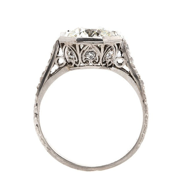 Vintage Platinum Old European Cut Engagement Ring | Jolie from Trumpet & Horn