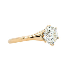 Classic American-Made Victorian Diamond Solitaire Engagement Ring by Bogaert Co. | Keeneland