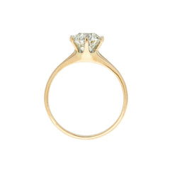 Classic American-Made Victorian Diamond Solitaire Engagement Ring by Bogaert Co. | Keeneland