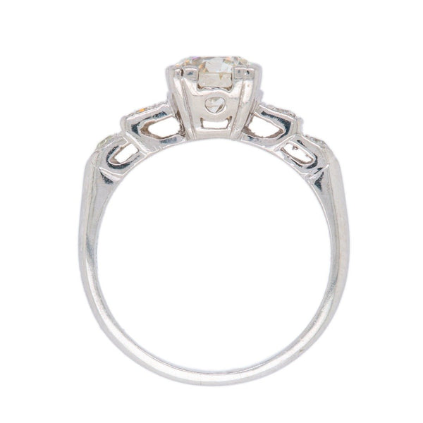 Simple & Symmetrical Art Deco Diamond Engagement Ring | Kettering ...