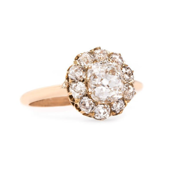 Victorian Cluster Ring with French Hallmarks | Kirkwood from Trumpet & Horn
