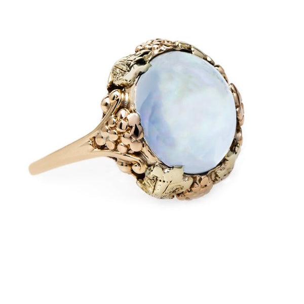 Exceptionally Unique Retro Era Ring with Jelly Opal | Lake Lane from Trumpet & Horn