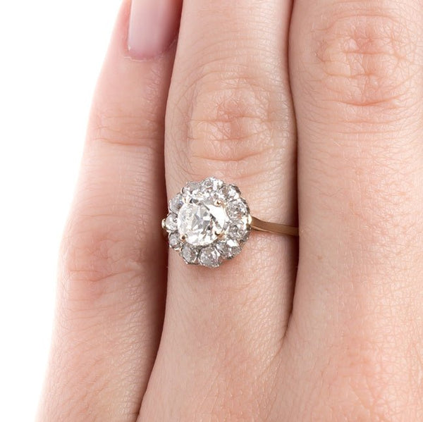 Classic Victorian Cluster Ring | Lake Como from Trumpet & Horn