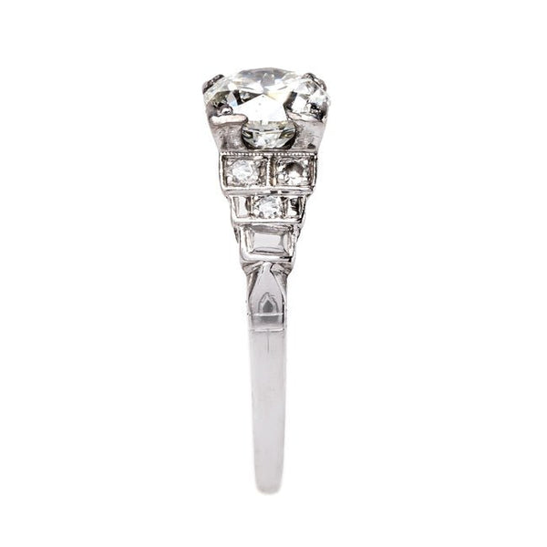 Classically Geometric Art Deco Engagement Ring | Langford from Trumpet & Horn