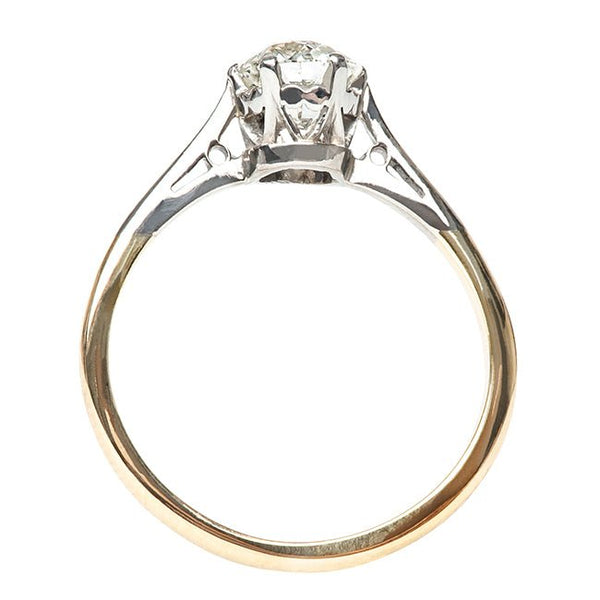 Vintage Classic Diamond Solitaire Enagement Ring