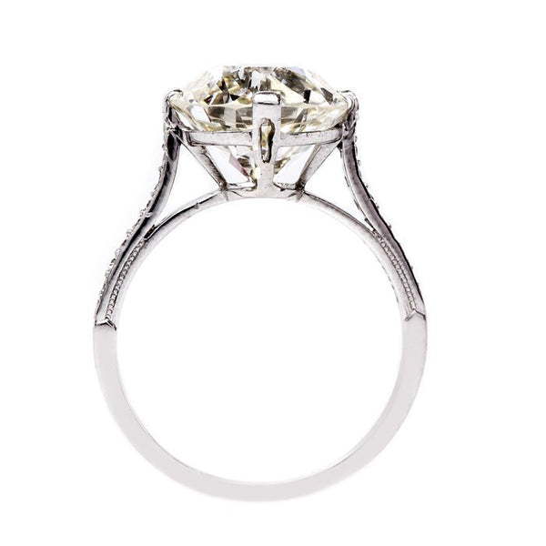 Show-Stopping Edwardian Solitaire with Sizable Diamond | Lucerne from Trumpet & Horn