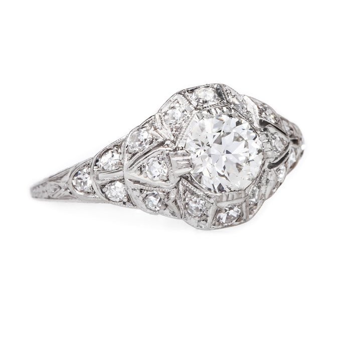 Bombe Style Glittering Art Deco Ring | Luxborough from Trumpet & Horn