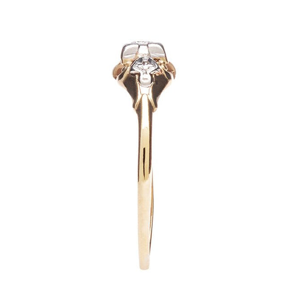 Retro Unique Diamond Wedding Ring | Lyndon from Trumpet & Horn