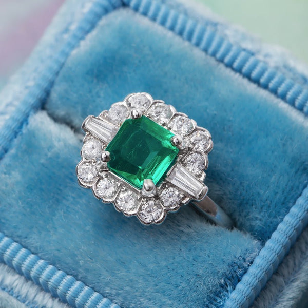 Exceptional Mid Century Emerald Ring | Maple Lake from Trumpet & Horn
