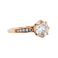 Rose Gold Meridian | Edwardian Vintage Inspired Engagement Ring