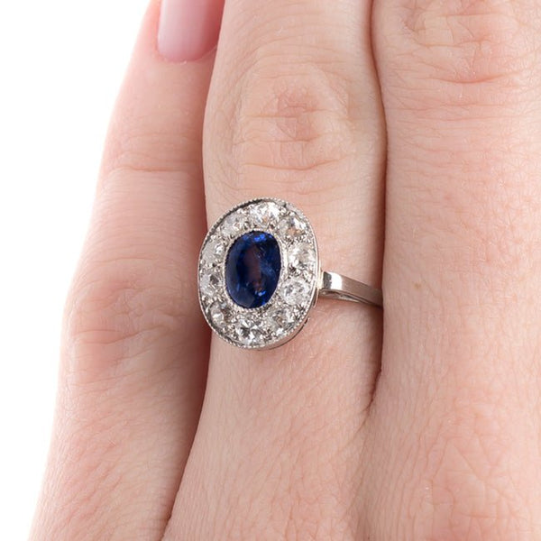 Alluring Art Deco Sapphire Ring | Milan from Trumpet & Horn