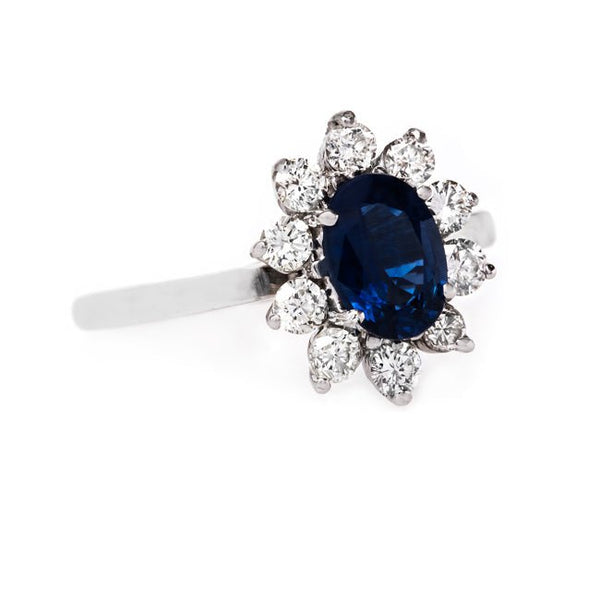 Sapphire and Diamond Snowflake Ring | Millwood from Trumpet & Horn
