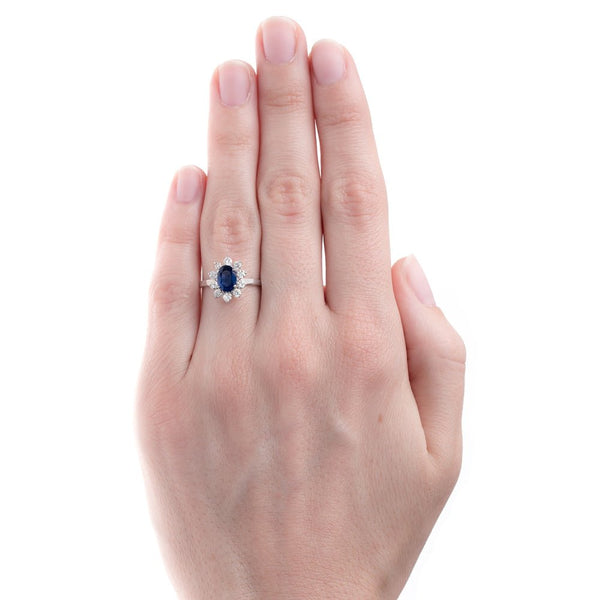 Sapphire and Diamond Snowflake Ring | Millwood from Trumpet & Horn