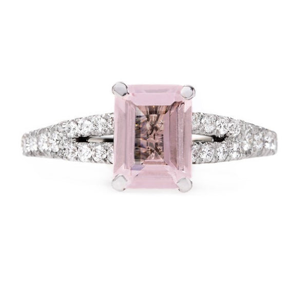 Ethically Sourced Emerald Morganite Cut Ring | Mimosa from Trumpet & Horn