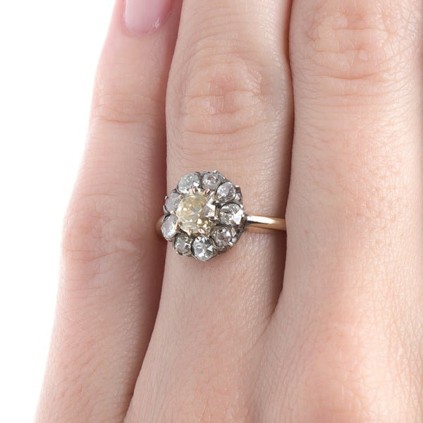 Charming and Timeless Victorian Era Cluster Engagement Ring | Monaco from Trumpet & Horn