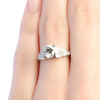 Montecito vintage Art Deco diamond ring from Trumpet & Horn