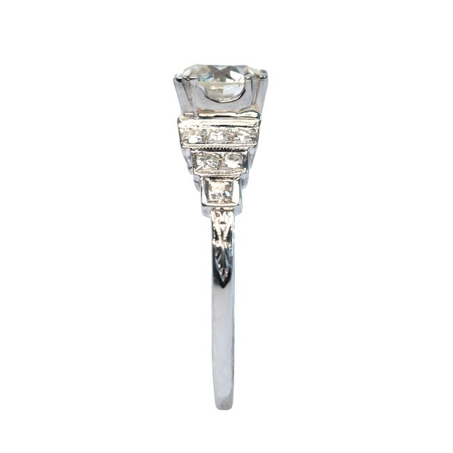 Montecito vintage Art Deco diamond ring from Trumpet & Horn