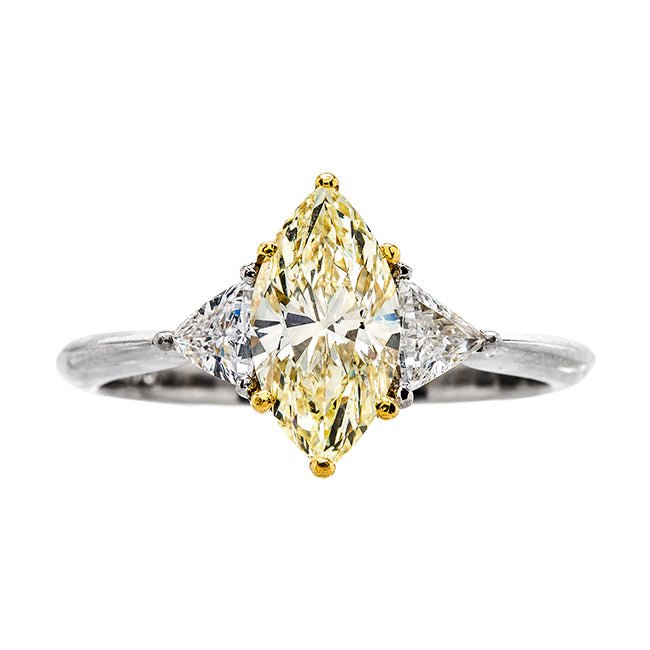 Modern Era Warm Marquise Cut Diamond Ring | Monterey Bay