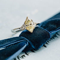 Modern Era Warm Marquise Cut Diamond Ring | Monterey Bay