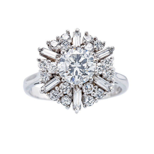 Exceptional Mid-Century Snowflake Ring | Montreal from Trumpet & Horn