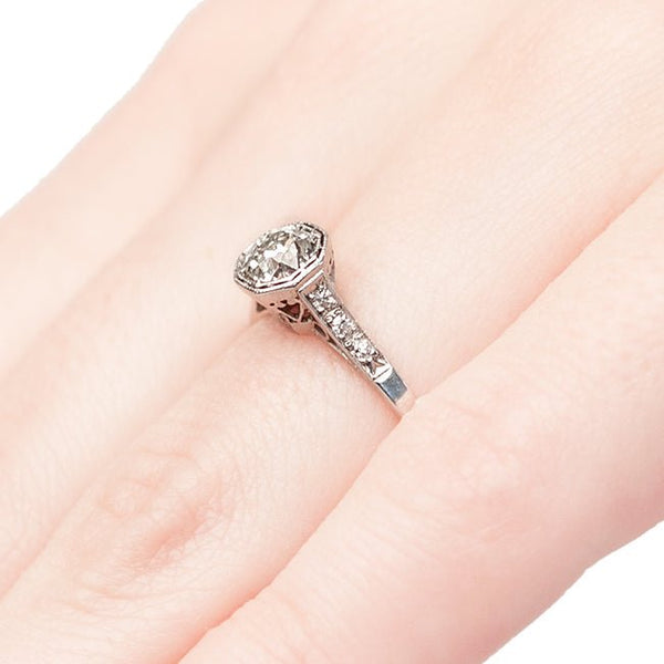 vintage edwardian diamond engagement ring