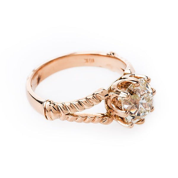 Show-Stopping Old Mine Cut Diamond Engagement Ring | Cape Town from Trumpet & Horn