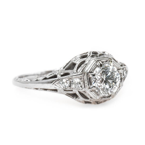 Authentic Edwardian Era Diamond Engagement Ring | Newington from Trumpet & Horn