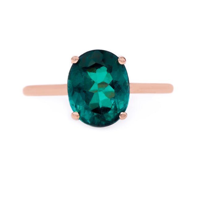 From Necklace to Solitaire Ring | Brisbane Green Tourmaline from Trumpet & Horn