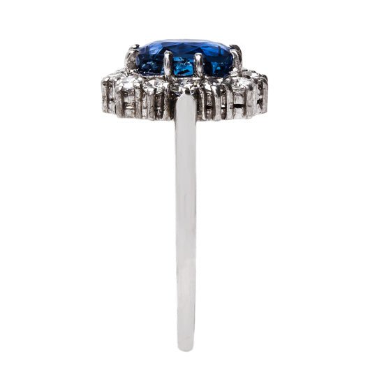 Timeless Sapphire and Diamond Ring | Newport Beach from Trumpet & Horn