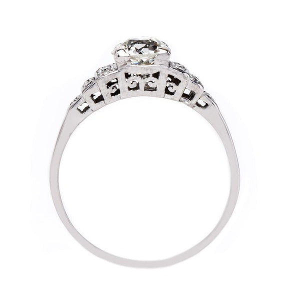 Symmetrical Art Deco Engagement Ring Embodying Geometric Principles | Newport from Trumpet & Horn