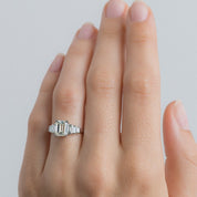 Art Deco Engagement Ring Vintage Inspired Engagement Ring | Novato Art Deco Engagement Ring