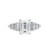 Art Deco Engagement Ring Vintage Inspired Engagement Ring | Novato Art Deco Engagement Ring