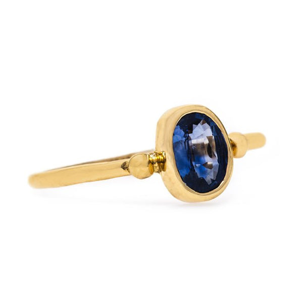 Modern Era Solitaire Sapphire Ring | Olympia from Trumpet & Horn