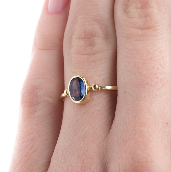 Modern Era Solitaire Sapphire Ring | Olympia from Trumpet & Horn