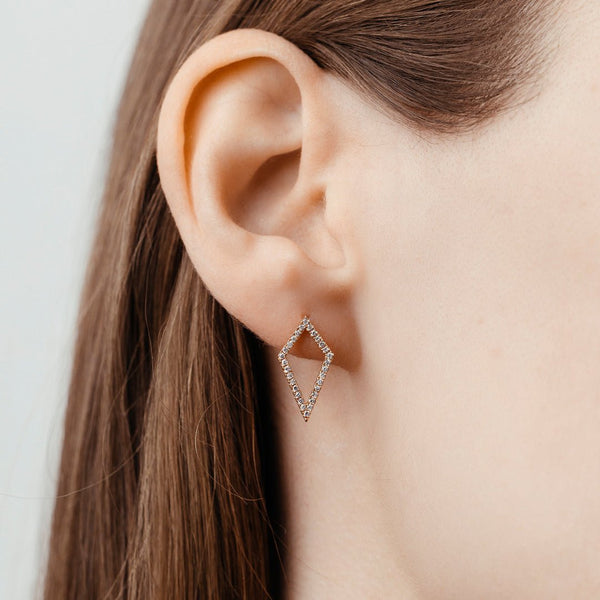 Diamond Kite Earrings
