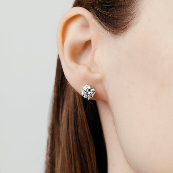 Classic Diamond Earrings