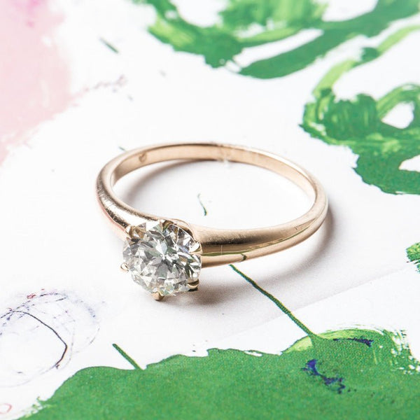 Classic Victorian Solitaire Engagement Ring | Owlswood from Trumpet & Horn