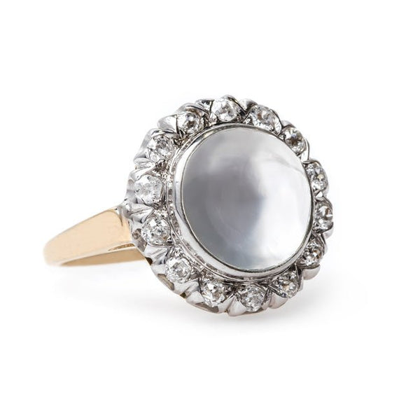 Show-stopping Moonstone and Diamond Cocktail Ring | Padaro Lane from Trumpet & Horn