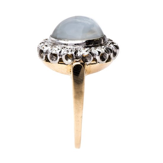 Show-stopping Moonstone and Diamond Cocktail Ring | Padaro Lane from Trumpet & Horn