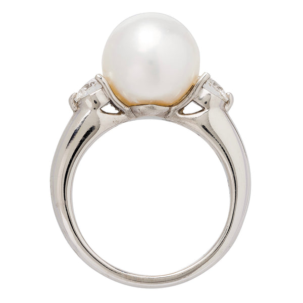 Dreamy South Sea Pearl Engagement Ring | Palawan – Trumpet & Horn
