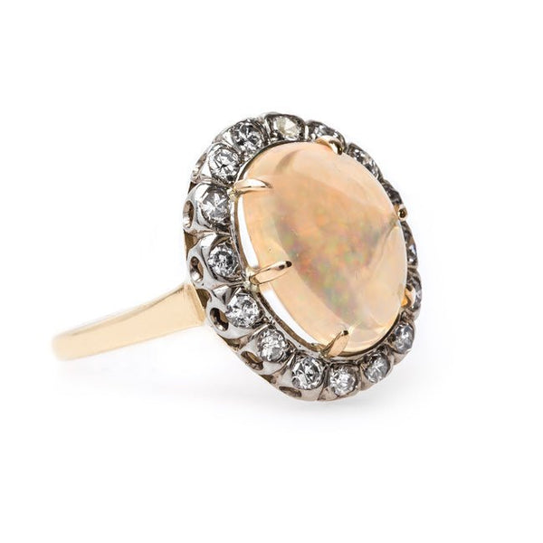 Fabulous Opal and Diamond Cocktail Ring | Palo Alto from Trumpet & Horn