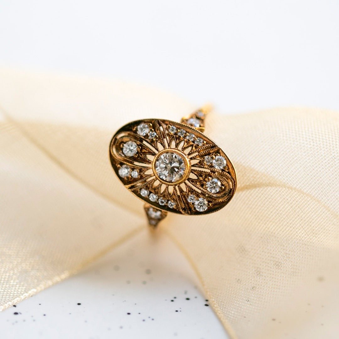 Antique Edwardian Diamond Emerald Engagement Ring - Antique Jewelry | Vintage  Rings | Faberge EggsAntique Jewelry | Vintage Rings | Faberge Eggs