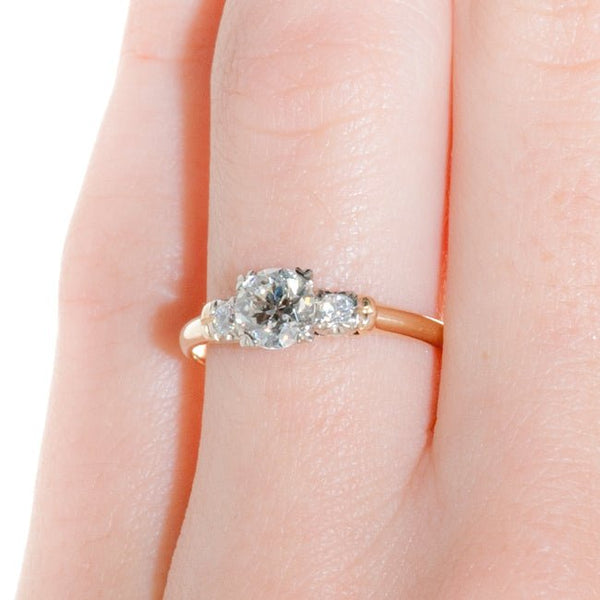 Vintage Three Stone Engagement Ring | Vintage Engagement Ring | Pearson from Trumpet & Horn