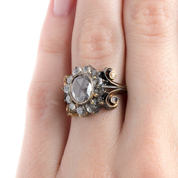 Vintage Victorian Era Rose Cut Engagement Ring | Pebble Beach from Trumpet & Horn