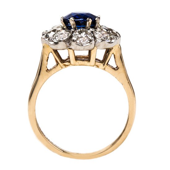 Dazzling Sapphire and Diamond Engagement Ring | Pendleton from Trumpet & Horn