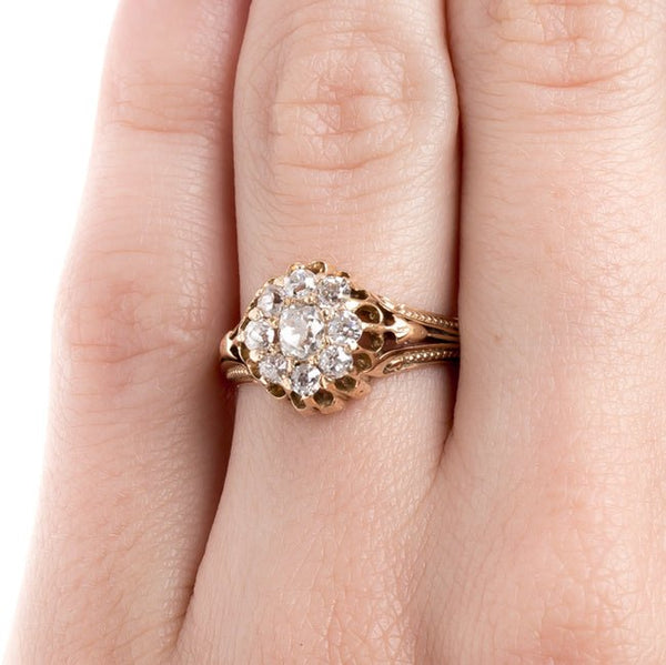 Victorian Yellow Gold Cluster Ring | Penfield from Trumpet & Horn