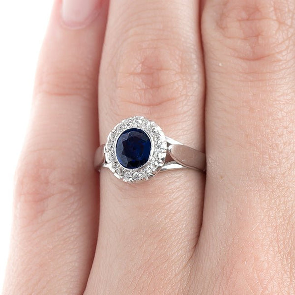 One-of-a-Kind Late Art Deco Sapphire Ring | Peninsula Way from Trumpet & Horn