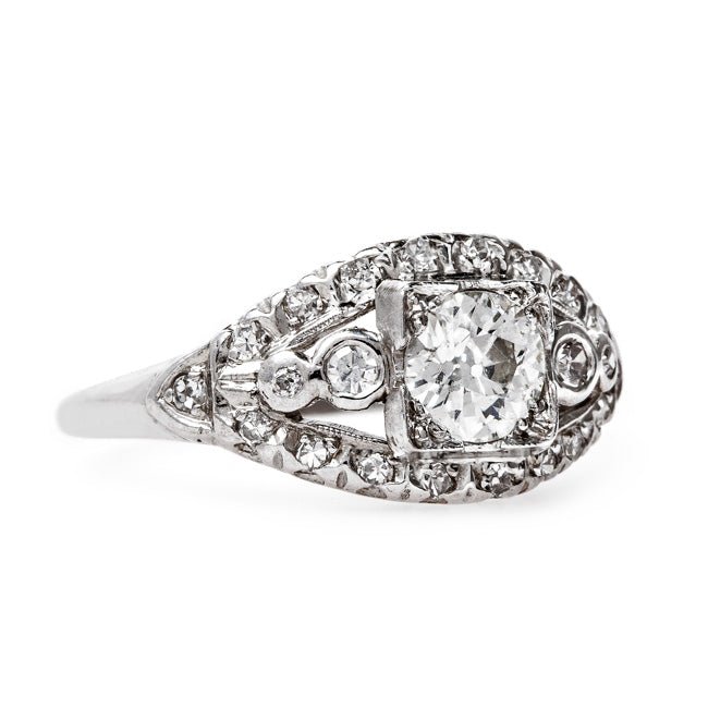 Classic Vintage Art Deco Engagement Ring | Phoenix from Trumpet & Horn