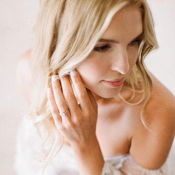Classic Vintage-Inspired Solitaire Engagement Ring | Photo by Pictures & Hearts